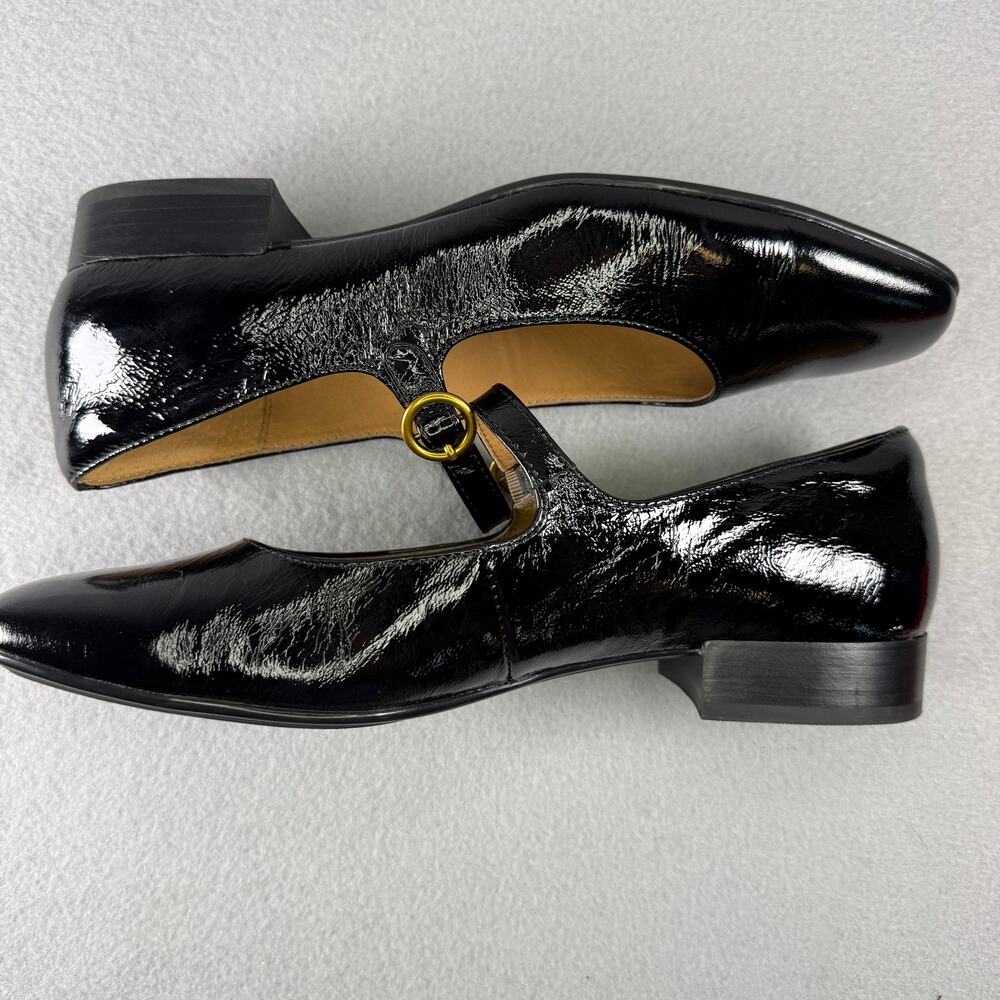 Sofft Elsey Mary Jane Black Patent Leather - square toe low block heel  Size 9M - Picture 5 of 9